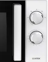 СВЧ Centek CT-1560 (Белый) 700W, 20л, 5 режимов, таймер, подсветка, открыван дверцы ручкой