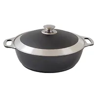 Кастрюля-Жаровня 3л. ДП (черный)  г.КУКМОР арт.ж31 "Kukmara"