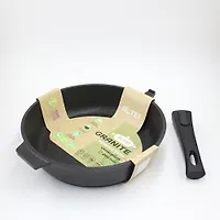 Сковорода 220мм АП "Granit Perfection black gold", со съемной ручкой арт.02-2253-100