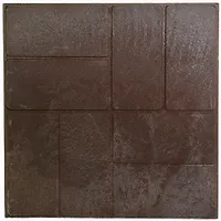 Плитка тротуарная полимерпесчаная 333*333*30 шоколадная (450 шт поддон)