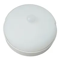 Светильник светодиодный влагозащищенный ULW-Q243 12W-4000К-NL SENSOR IP65 WHITE с датчиком освещенности и движения, круг
