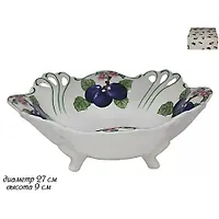 Фруктовница 27см. ФРУКТЫ в под.уп.(х8)Фарфор арт.105-560