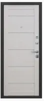 Дверь металлическая 9 см Ferroni Серебро Лиственница беж Царга NEW 860 правая (Россия)