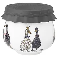 Банка lefard "Family farm" с силиконовой крышкой 8*8*6,5 cm 180 мл 359-914 359-914