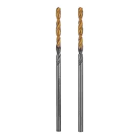 Сверло спиральное по металлу 2 x 49мм, Р6М5, Golden Tip , 2шт.// Denzel арт.718223