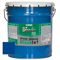 Грунт-эмаль по ржавчине 3 в 1 ВИТcolor синяя 10 кг