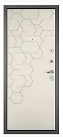 COMFORT PP (Антрацит букле, МДФ Черный мат. 9Е-184,МДФ Эмаль молоко 9Е-184) 2050х960 правая 78кг