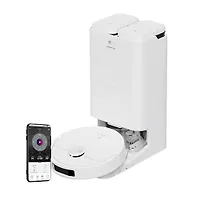 Робот-пылесос со станцией самоочистки Polaris PVCRAC 7790 WIFI IQ Home Белый