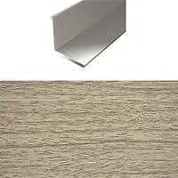 Профиль уголок 40*40*2 Уп 15-27.2700.587 дуб беленый