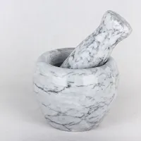 Ступка с пестиком из натуральн. камня 10х8см KR293