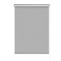 Рулонная штора Эскар Blackout silverback отражающий 130*170 серый