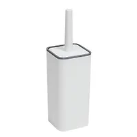 Набор для WC "РИФ" (белый/серебро) 132658 "Виолет"