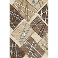 Ковер "SIERRA" 150*190 прям - D487 BEIGE-BROWN