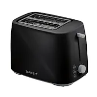 Тостер Scarlett SC-TM11068 черный, 800Вт, 7 степеней, подогрев, отмена, размораживание