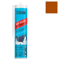 Герметик каучуковый для кровли коричневый SILA PRO Max Sealant All weather 290 мл