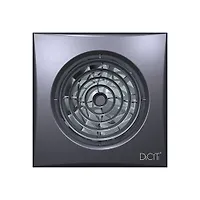 Вентилятор накладной AURA D100 обр.клапан Dark gray metal DICITI (AURA 4C dark gray metal)