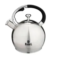 Чайник из нержавеющей стали 3 л со свистком (М-7117) "МАРУСЯ"