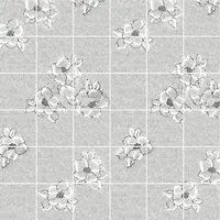 Панель  отделочная рустов. "Магнолия" цвет Серый  1220*2440 (2,98м2) "АКВАТОН"