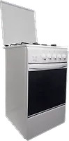 Газ. плита мод. ЛАДА NOVA RG 2427 W(4-х конф.мет.кр.эл.розж.подсв.еврогорелки.)(487)