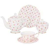 Чайный сервиз lefard "Sonnet in roses" на 6 пер. 20 пр. 1100/300/270 мл/20,5 см 275-1258