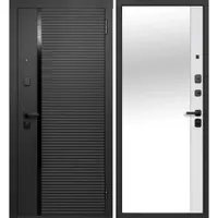 Дверь мет.9см Черное зеркало Эмалит белый NEW 960 правая (Россия) г.Йошкар Ола 84,4кг
