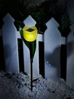 Садовый светильник на солнечной батарее USL-C-452/PT305 YELLOW TULIP (UL-00004277)