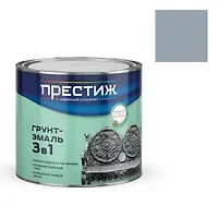 Грунт-эмаль по ржавчине Престиж графитовый серый RAL 7024 1,9 кг