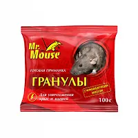 Гранулы от грызунов Mr. Mouse M-914 100гр/50