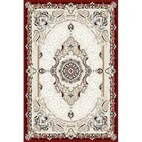 Ковер OSCAR 80*150 прям - F040A WHITE/RED