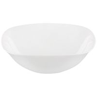 Салатник, Domestico, 470 мл, из опалового стекла/белый, размер: 14,5*14,5*4,7 см арт.110759