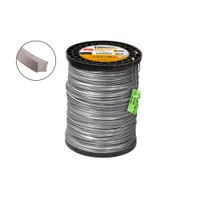 Леска для триммера Rezer Ultra-pro ALULON 2.4мм398м квадр. Rezer