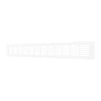 Решетка вентиляционная переточная Era 500x60 DP AL алюминий White