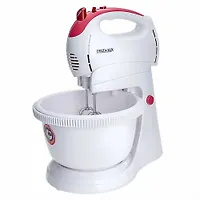 Миксер DELTA LUX DL-5071C белый с розовым, 350Вт., 5 скоростей, самовращ.чаша