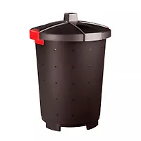 Бак хозяйственный Бытпласт 65л 470x470x660мм черный 431253