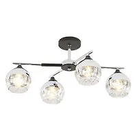 ESCADA Потолочный светильник Escada 693/4P E27*60W Black Chrome
