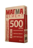 Цемент МАГМА ЦЕМ 1 42,5Н ГОСТ 31108-2020 (М-500) 50кг (поддон 40 шт.)