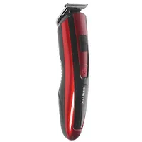 Набор для стрижки Centek CT-2133 (Red) 4 насадки, 4 гребня, база с подзарядкой