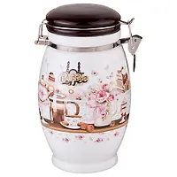 Емкость для сыпучих продуктов "Coffee" высота=20 см. / 1100 мл. 358-1325
