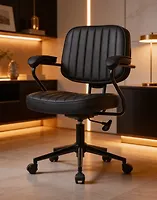 Офисное кресло myroo Office Spark Black (XT-6242-B), макс.нагрузка 140кг
