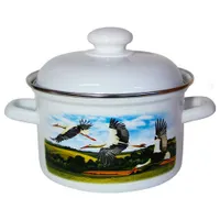 Кастрюля 4.5л С-16154АП2 АИСТЫ (г.Лысьва)