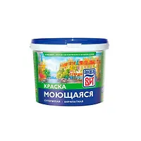 Краска МОЮЩАЯСЯ супербелая 6 кг Аква ВИТ ВАК-20 "ЦАРИЦЫНСКИЕ КРАСКИ"
