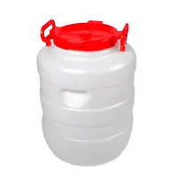 Бочка 40л. Дачная БЕЛАЯ круглая г.Ижевск