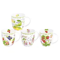 Кружка 420мл ф.дерби, Fruit garden (4 диз) BD-M450-922