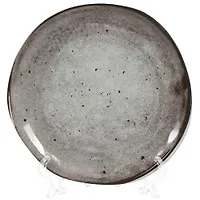 Тарелка десертная STONE серый 20см арт.DMD042