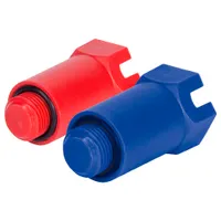 RU-TB Заглушка длинная 1/2 красная (100 шт.)