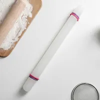 Скалка с ограничителями кондитерская 32,5х3 см арт.2663559 г.Екатеринбург