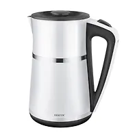 Чайник Centek CT-0028 (белый) 1.7л 2200Вт двойной корпус-сталь+пластик, двойная стенка,сохран тепла