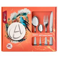 Набор столовых приборов APOLLO genio "Tahiti" 24 пр. THT-24