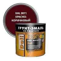 ГРУНТ-ЭМАЛЬ по ржавчине (0,75л.) красно-коричневый "Рогнеда" (20413)