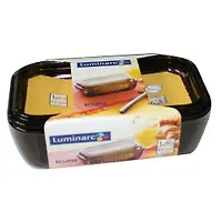 Масленка с крышкой  ЭКЛИПС дымчатый 17x10.5 см арт.H0324